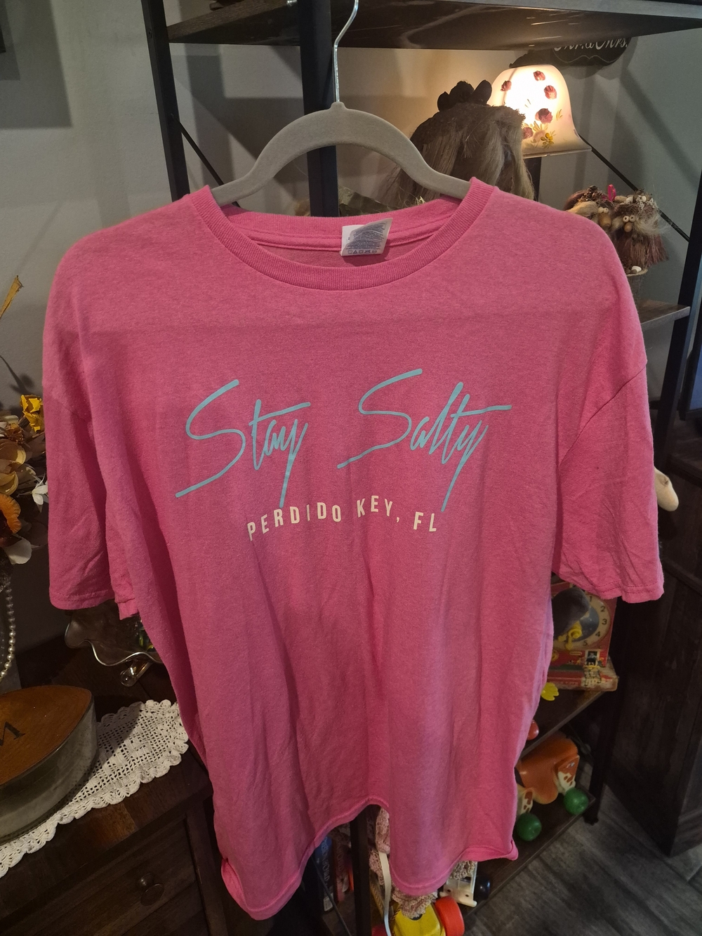 Stay Salty Pink Kids T-Shirt - Perdido Key, FL